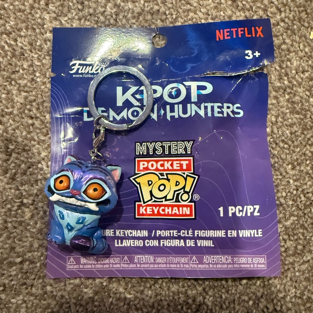 Funko K-Pop Demon Hunters Pocket Pop Keychain - Purple, Blue